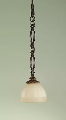 Murray Feiss P1100WAL The Edwardian Collection Walnut Pendant • $125