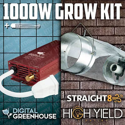 DIGITAL 1000 Watt HPS GROW LIGHT W  8  GLASS COOL TUBE - BLOWOUT SPECIAL! • $219.95