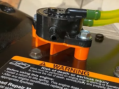 Briggs LO206 Fuel Pump Riser Orange Kart FREE SHIPPING GAS PROOF Not 3D Printed • $16.95