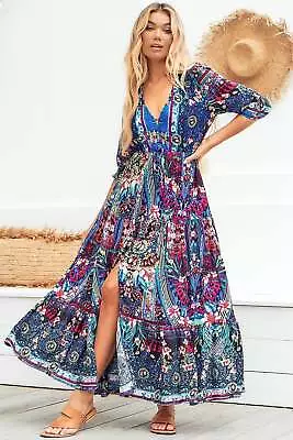 $89.95 • Buy NEW Tessa - Rocco Maxi Dress Salty Crush Women Fashion Style Ladies