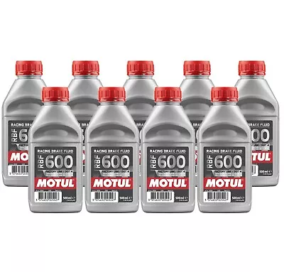 Motul RBF 600 FL - 4.5L AM - Fully Synthetic DOT 4 Racing Brake Fluid (9 X 0.5L) • $139.96