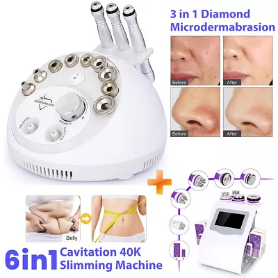 Diamond Microdermabrasion Dermabrasion Machine Facial Clean+ Unoisetion 40K Slim • $338