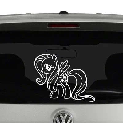 £9.57 • Buy My Little Pony Fluttershy Outline Vinyl Decal Sticker Car Window