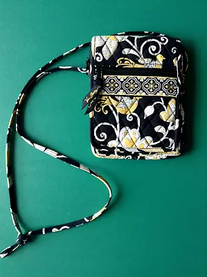 Vera Bradley YELLOW BIRD Mini HIPSTER Wallet CROSSBODY Purse New Without Tags • $13.85
