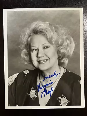 Virginia Mayo (American Actress/Dancer) Signed 8  X 10  B & W Photo ~ No COA • $24.99