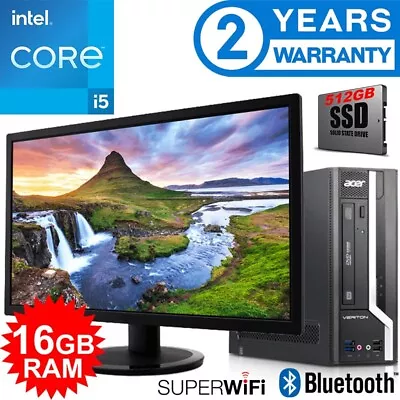$299 • Buy ACER PACKAGE W 24 INCH FHD SCREEN. INTEL CORE I5, 16GB RAM, 512GB SSD. WIN 11