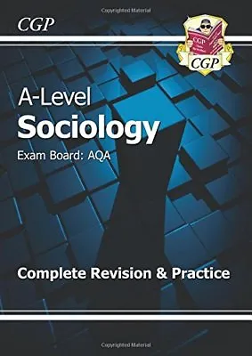 New A-Level Sociology: AQA Year 1 & 2 Complete Revision & Practice-CGP Books • £8.88