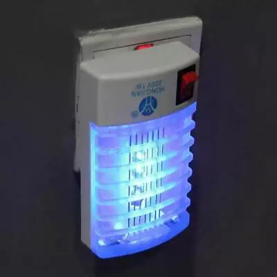 LED Electric UV Mosquito Killer Lamp - Fly Bug Insect Repellent Zapper Trap UK • £4.54