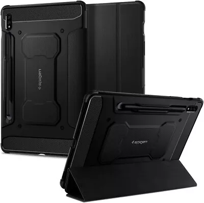 Spigen ACS01604 Rugged Armor Pro Designed For Galaxy Tab S7/S8 Case With S Pen H • $55