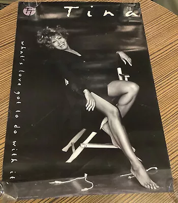 TINA TURNER  WHAT'S LOVE GOT TO DO WITH IT  PROMO POSTER Rare (24x36”) • $14.99