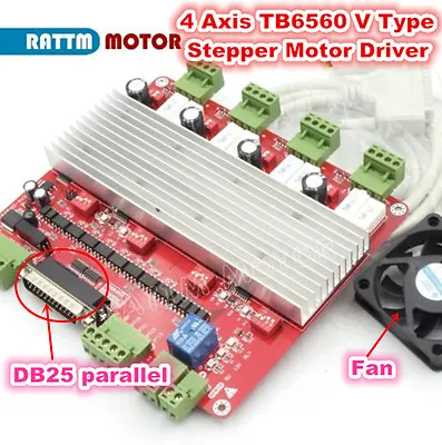 〖AT US〗 4Axis Stepper Motor Driver Controller Board TB6560 Card For CNC Router • $39