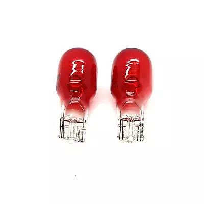 2 X W16W 12v 16w RED Rear Fog Tail Light Bulb 921R 955 • £3.99