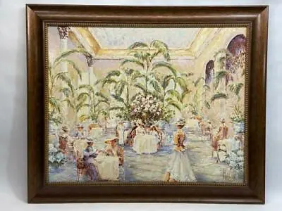 PALM COURT By Mark King AP Artist Proof SIGNED 1/25 Deluxe Canvas Serigraph • $79
