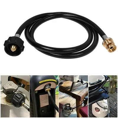 $12.99 • Buy 4FT Propane Adapter Hose LP Tank 1lb To 20lb Converter For QCC1 Type1 Gas Grill