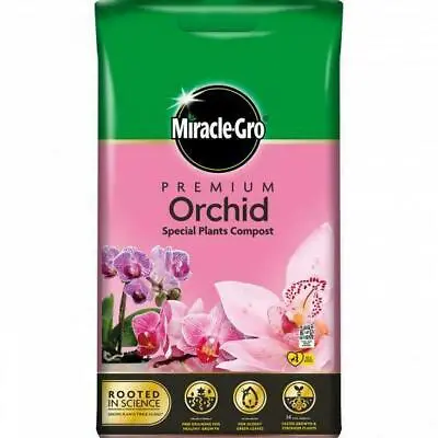 £6.20 • Buy Miracle Gro Premium Orchid Potting Compost With Vital Minerals 6L Bag