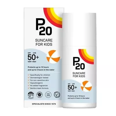 Riemann P20 Sun Cream For Kids SPF50+100ml Choose Pack • £18.59