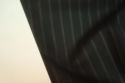 4 Yds Lowe Peebles WOOL Fabric Super 100s Merino Suiting 9.5 Oz Black 144  BTP • $59.99