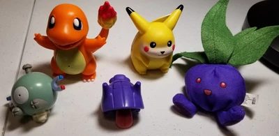 $30 • Buy Tomy Talking Pikachu And Charmander With 3 Burger King Pokemon Toys 90s Vintage