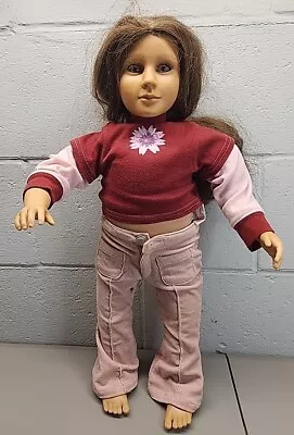 Vintage 2003 MY TWINN 23  Inch Poseable Doll Brown Hair Blue/Pink Eyes • $25