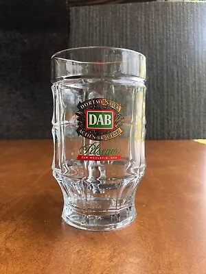 Vintage Dab Dortmunder Actien Brauerei Pilser Pint Glass Beer Mug Stein • $15