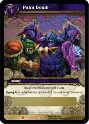 World Of Warcraft PAINT BOMB LOOT Card Unused Unscratched WOW NEW! • $2.99