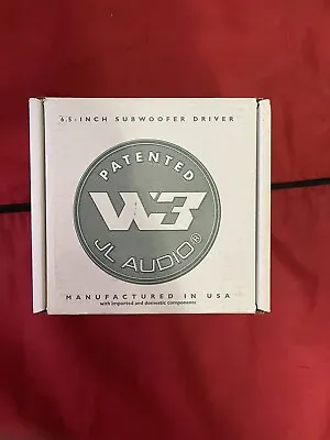 Jl Audio 6w3v3-4 6.5   300w 4 Ohm Car Bass Stereo Sub Woofer New • $279