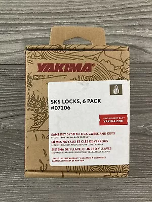 Yakima SKS Same Key Systems Lock Cores 6 Pack (No Instructions) • $49.99
