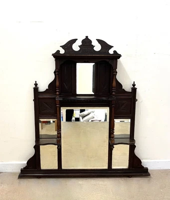 £35.99 • Buy Late Edwardian Over-mantle Mirror - CS N44