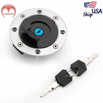 CNC Fuel Gas Tank Cap Cover Lock Key For Suzuki GSX1100 1987-1996 1995 1994 1993 • $15.99