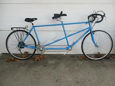 Vintage Santana Elan Steel Tandem Bicycle For Two 27  Cantilever Drum Brakes  • $1199.99