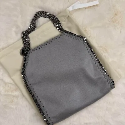 Stella McCartney ChainTote Bag Gray 2WAY Falabella Tiny Shoulder Bag Women • $148.89