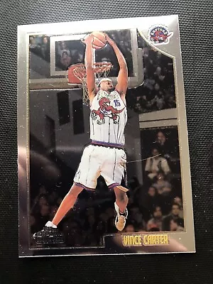 1998-99 Topps Chrome VINCE CARTER Rookie Card #199. ( NM-MT ) 🔥🔥 • $19.99