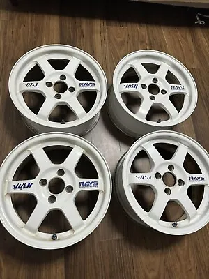 JDM Volk Rays Eng TE37 Japan 15  Wheels 4x100 HONDA EG EK SiR CR-X EF CIVIC RARE • $2500