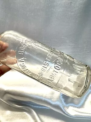 SARATOGA MISSISSIPPI BOTTLING WORKS HUTCH Soda Bottle Tombstone Antique Rare • $107.50