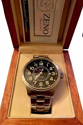 Zeno Deluxe Pilot Oversized GMT  • $107.50