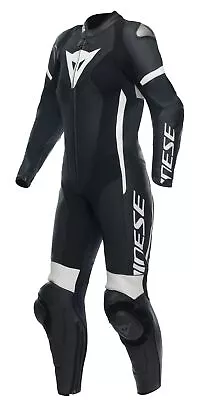 Dainese Grobnik Womens Leather Motorcycle 1-Piece Suit Black/White • $1099.95