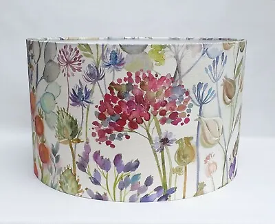 Voyage HEDGEROW Cream White Pink Country Floral Drum Lamp Shade 15cm To 45cm  • £28