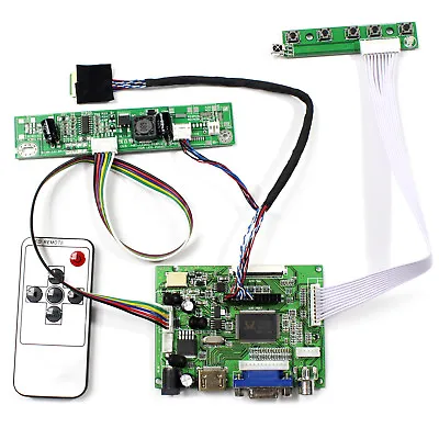 HDM I VGA AV LCD Controller Board For 9.7 LP097X02 LTN097XL01 LCD Panel 1024x768 • £27.54