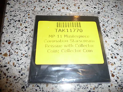 Genuine Takara Transformers MP-11 Coronation Starscream Collector Coin • $14.99
