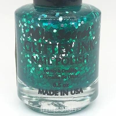 Brand New Mia Secret Glitter Ink Nail Polish - Green - Full Size • $8