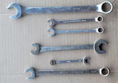 MAC Tools-MATCO-Blue Line Mixed SAE Wrench Set USA • $23.95