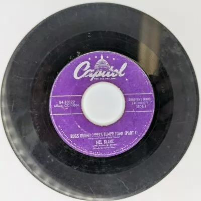 1951 Mel Blanc Childrens 45 RPM Porky Pig In Africa / Bugs Bunny Meets Elmer Z4 • $18.50