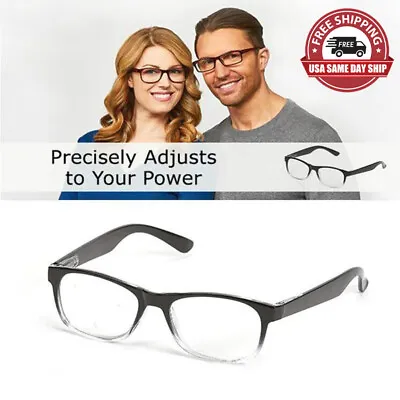 Fashions Multifocal One Power Readers Men's Auto Focus Reading Adjusting Glasses • $8.99