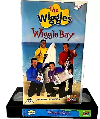 The Wiggles Wiggle Bay VHS Video Cassette Tape Vintage 1998 Original Cast • $19.50