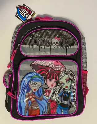 MONSTER HIGH Backpack 16” Licensed Products! • $39.95