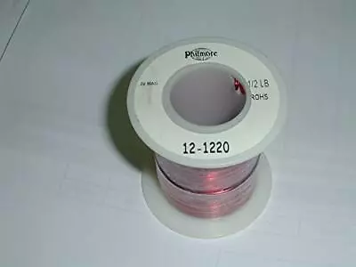 PHILMORE 12-1220 20 AWG Enamel Magnet Wire 1/2 Pound Spool 160ft (1 Spool) • $18.99