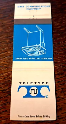 Vintage Matchbook: Teletype Corporation Skokie IL Data Communications • $5.99