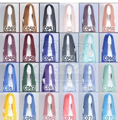 Cosplay Multicolor Basic Long Straight Wigs Hair Middle Part Brown Blue Pink • $30.90