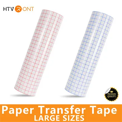 Transfer Tape For Permanent Vinyl - Standard Grid Transfer Paper Roll For Circut • $15.89