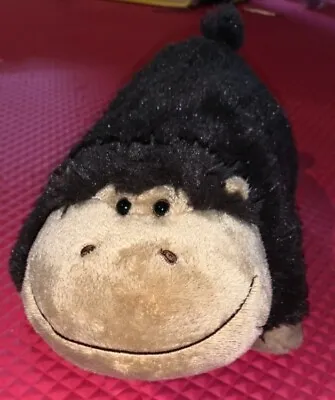 Pillow Pet Pee Wee - Silly Monkey - Stuffed Animal Brown Small Cuddly Ape  • $15